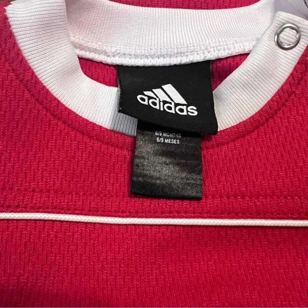 Adidas Red Wisconsin‎ Badgers 6/9 Months Bodysuit - Picture 7 of 7